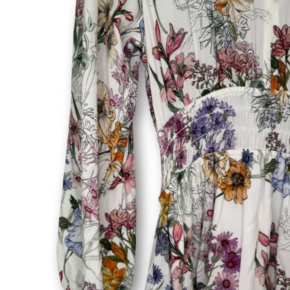 NWOT Fifteen Twenty Floral Long Sleeve Dress with Pockets - Picture 5 of 7